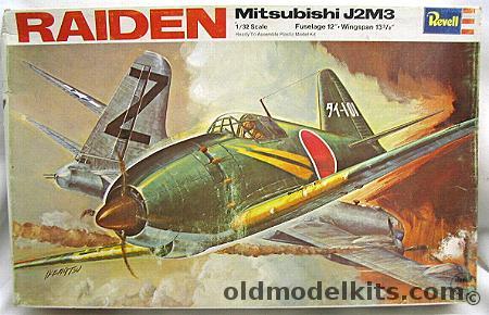 Revell 1/32 Mitsubishi J2M3 Raiden Jack, H288 plastic model kit